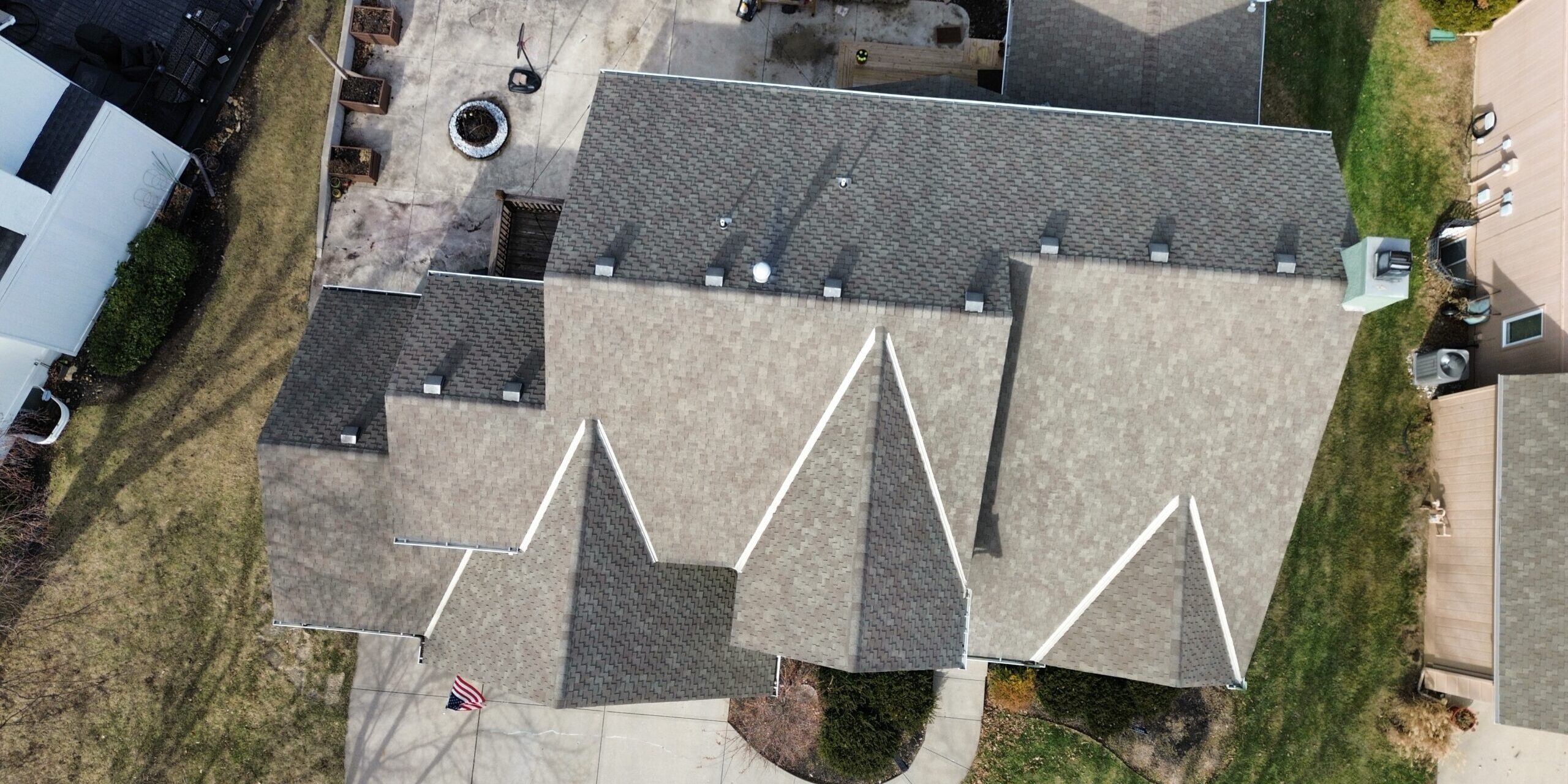 Falcon Valley Lenexa home with new roof