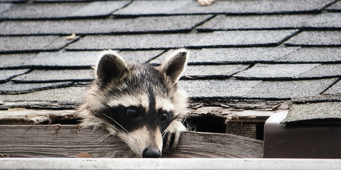 animal on roof
